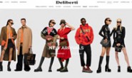 Italian Luxury Shopping Website: Deliberti